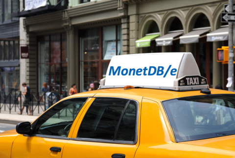 MonetDB/e NYC taxi benchmark